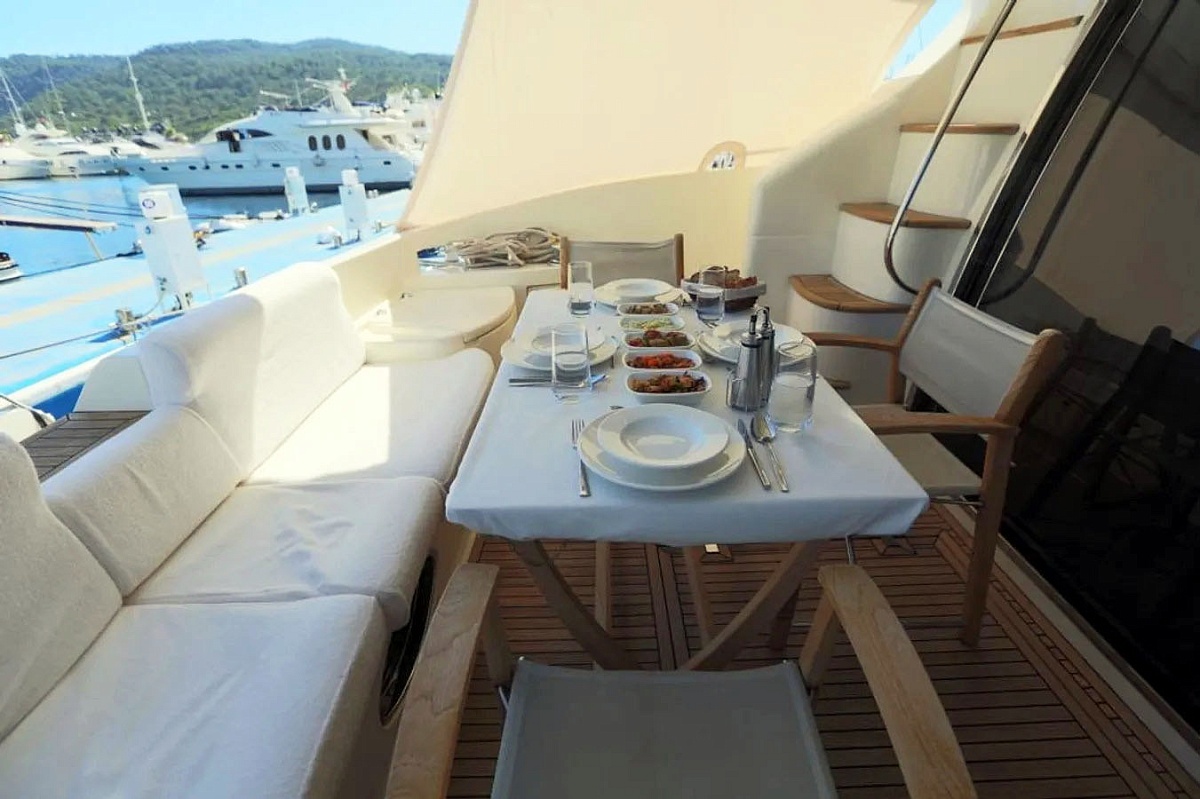 Аренда моторной яхты Azimut 55 Sea Eagle в Мармарисе  - Турция